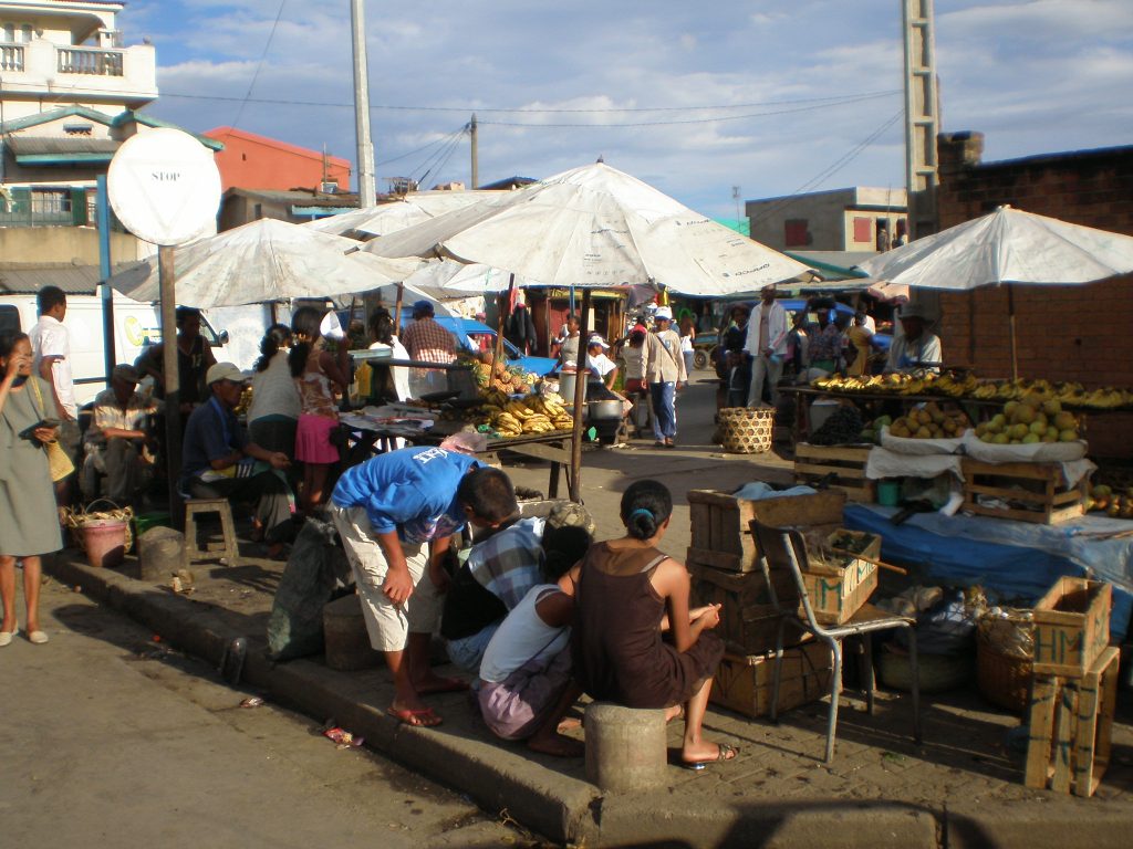 Tana (Antananarivo) prés de Behoririka, en 2007 